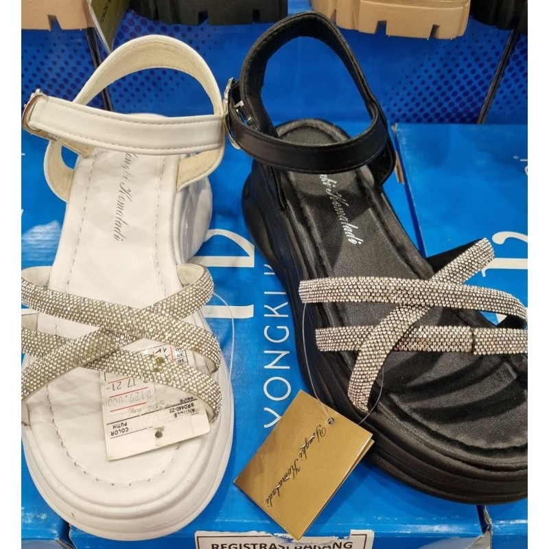 YONGKI KOMALADI - Sandal Wedges Platform Tali Belakang Wanita Size 36-40 Original