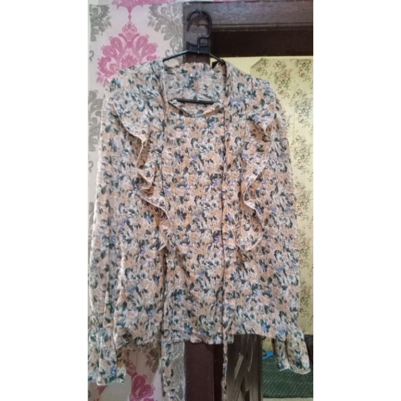Blouse Bunga Korea