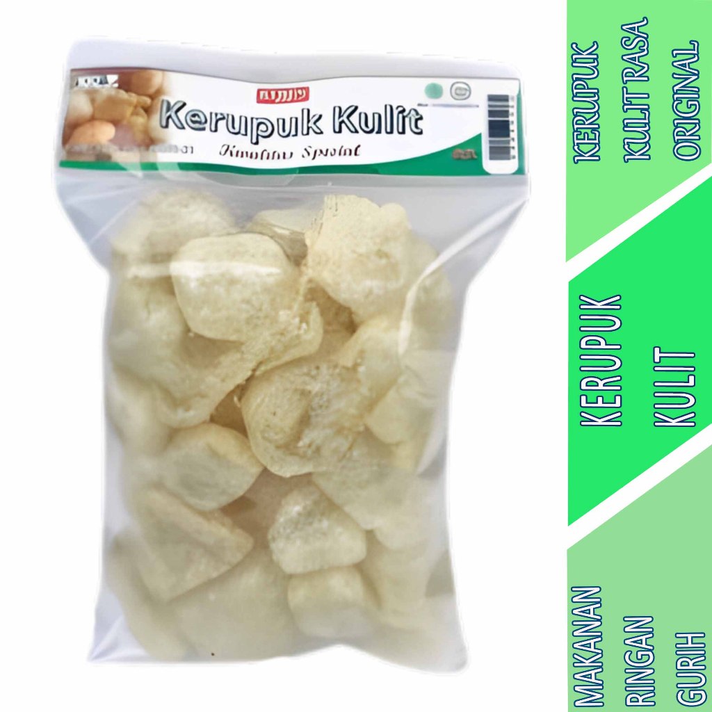 

Keruput Kulit Rasa Original - Kerupuk Kulit - Makanan Ringan Gurih - 47gr