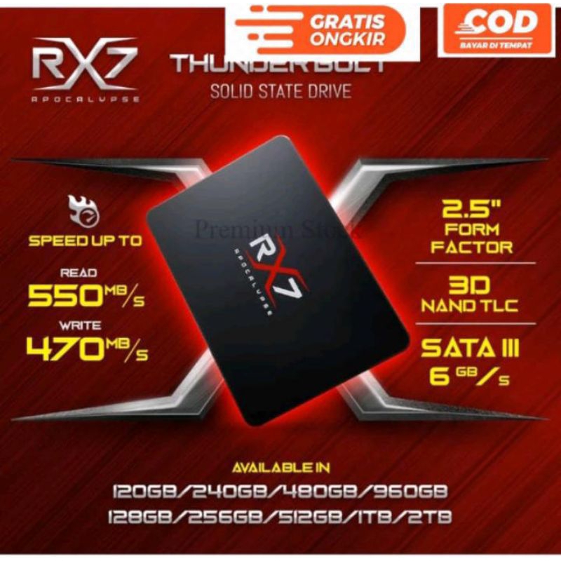 SSD RX7 256 GB ORIGINAL