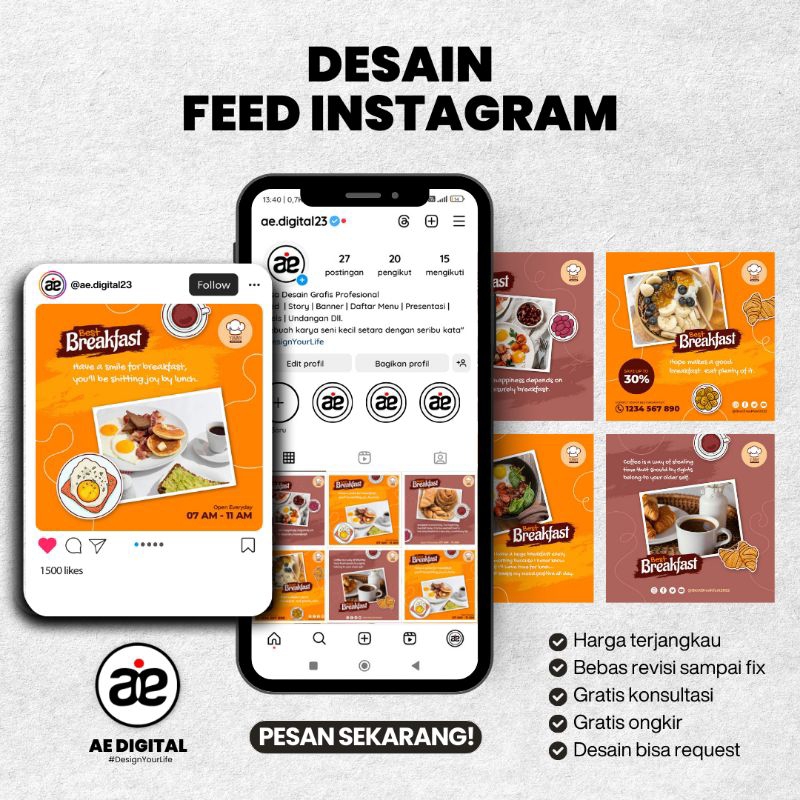 jasa desain feed Instagram