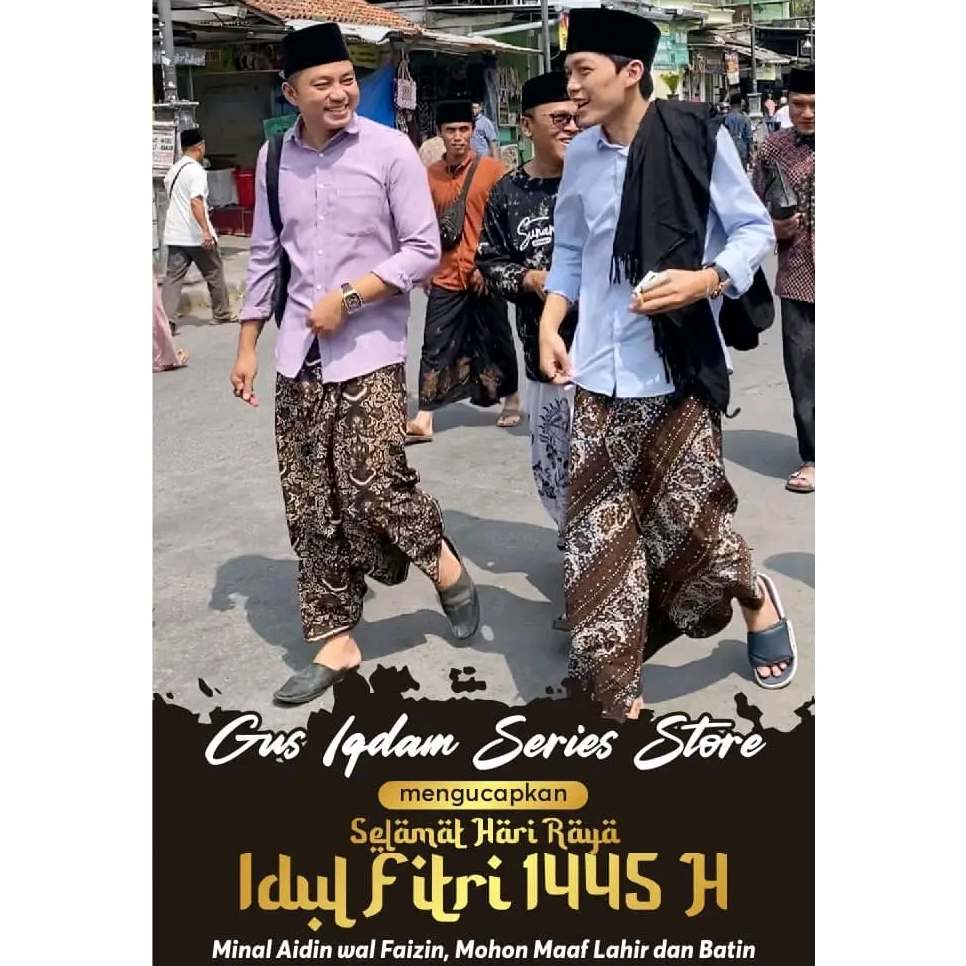 SARUNG BATIK GUS IQDAM SERIES ASLI BLITAR EDISI RAMADHAN SABILU TAUBAH SARUNG BER TANDA TANGAN GUS I