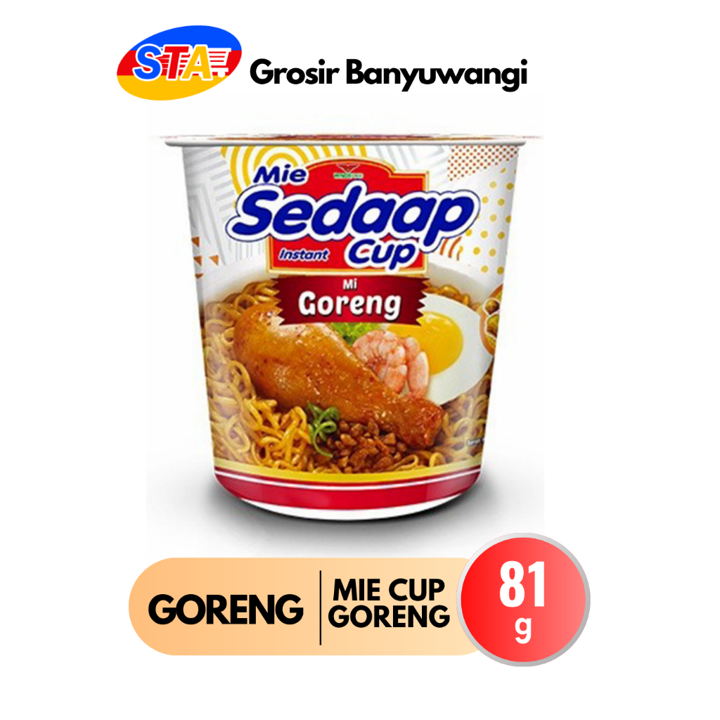

[JATIM] Mie Sedaap Goreng 81g Cup | Mie Goreng Cup