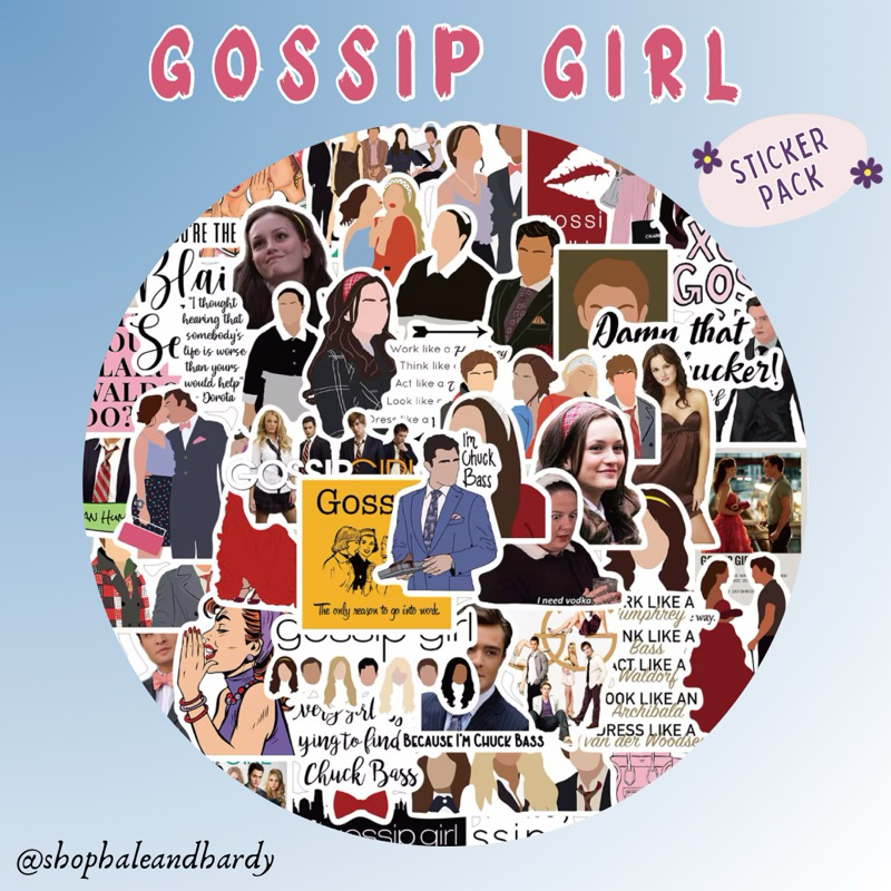 

Gossip Girl Sticker Pack | Stiker Tumblr Aesthetic TV Show Netflix