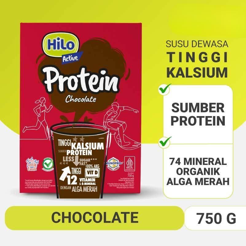 

[750 Gram] Hilo Active Chocolate 750 gr - Susu Tinggi Kalsium Rendah Lemak