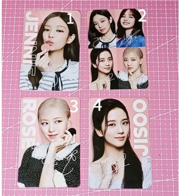 photocard blackpink, pc blackpink, oreo blackpink