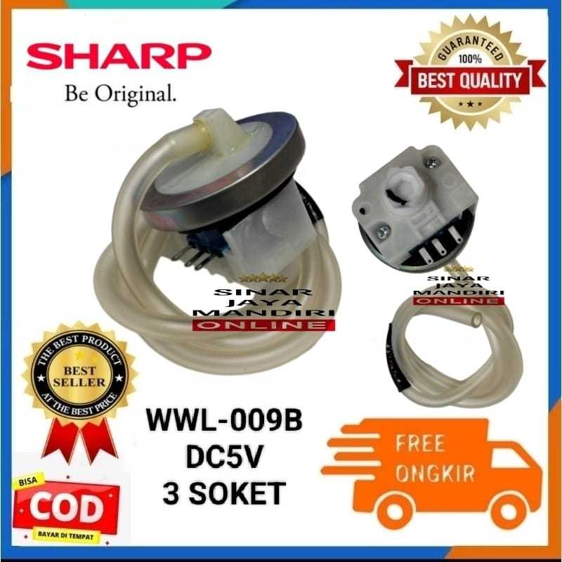 Sensor Water Level Mesin Cuci Sharp + Selang 1 Tabung