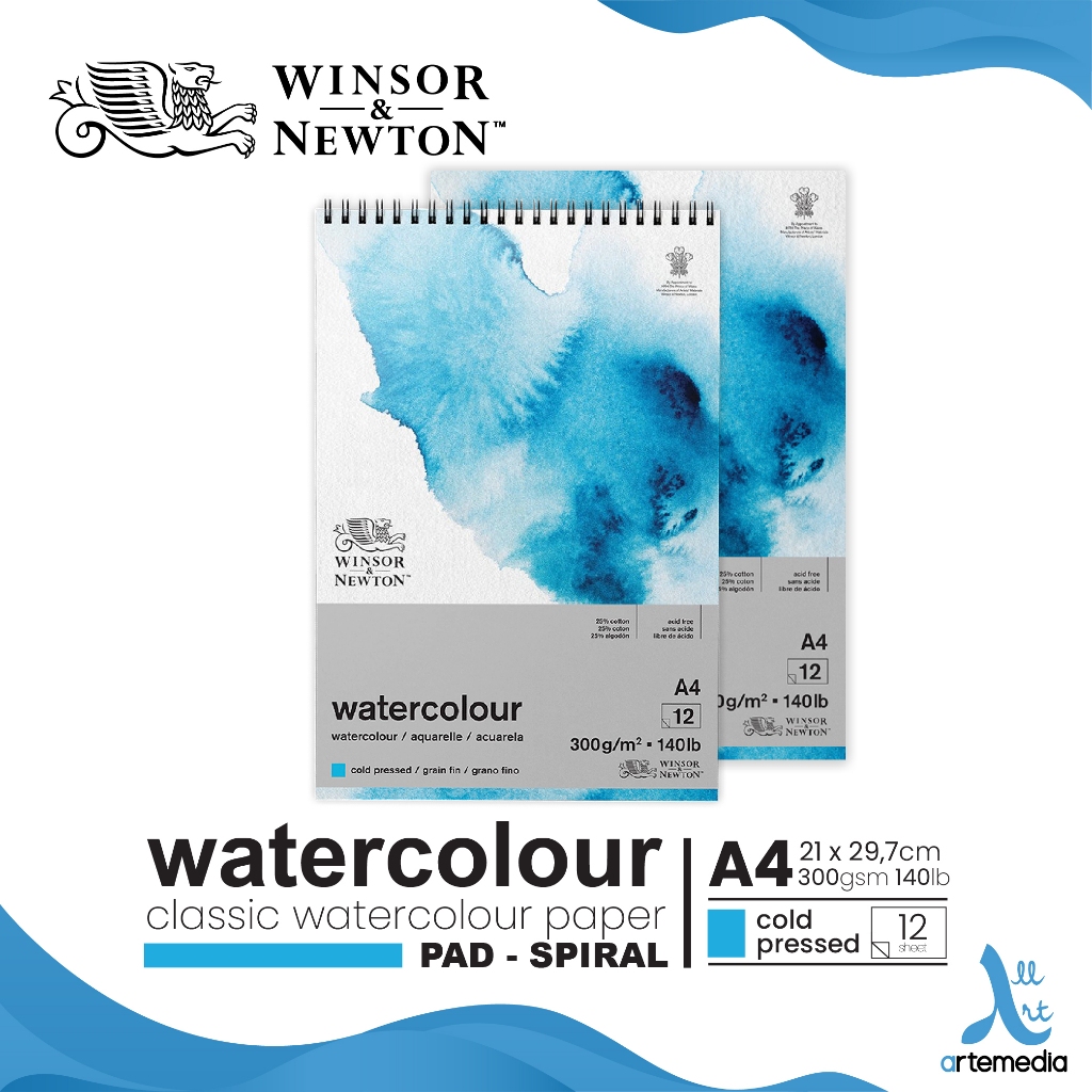 

Winsor & Newton Classic A4 Watercolor Paper Kertas Cat Air