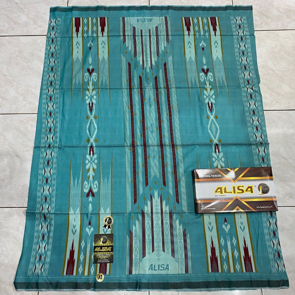 Sarung Alisa Motif BHS , Sarung Tenun Motif Bhs