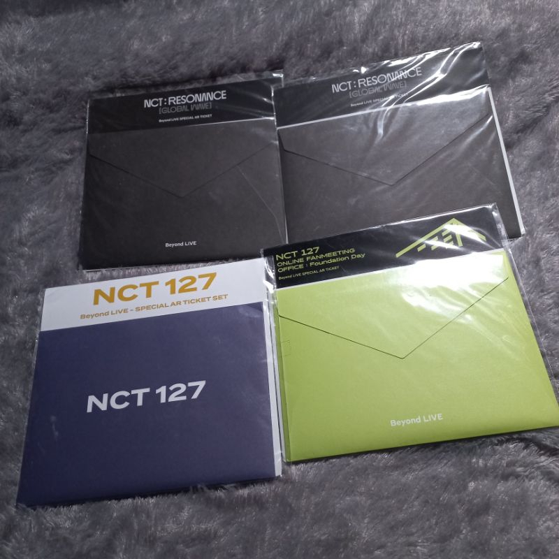 SEALED UNSEALED AR TICKET FANMEETING BEYOND LIVE NCT 127 PC PHOTOCARD YUTA TAEYONG JOHNNY XIAOJUN SU