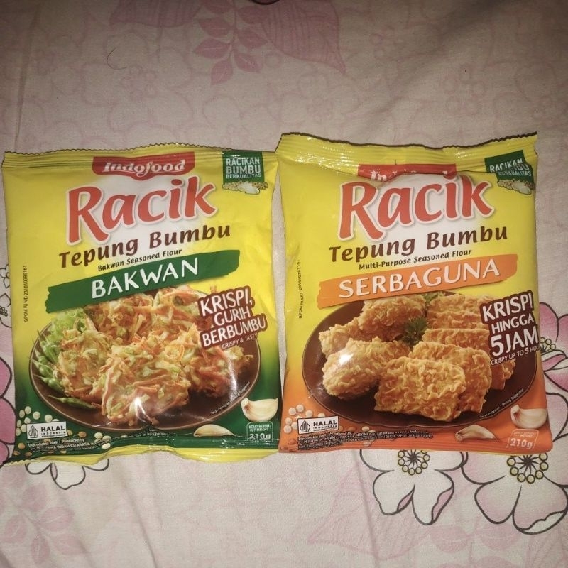 

Tepung Bumbu Racik Serbaguna dan Tepung Bumbu Racik Bakwan