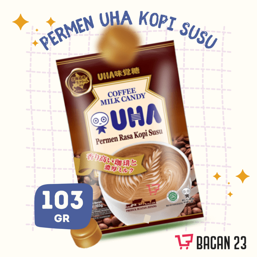 

Permen UHA Milk Candy Rasa Coffee Milk (103gr) / Permen Susu Jepang Rasa Kopi