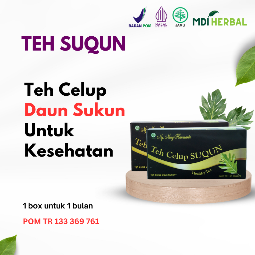 

Paket 2 (DUA) Teh Celup Suqun BPOM Halal