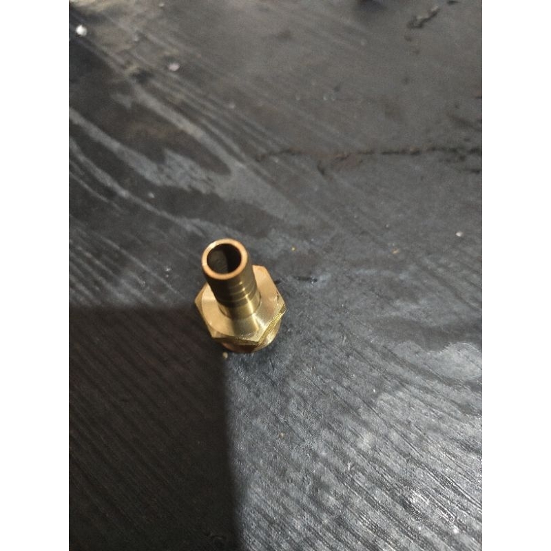 Nepel selang gas ukuran drat nepel 1/2 inchi × 3/8 selang gas