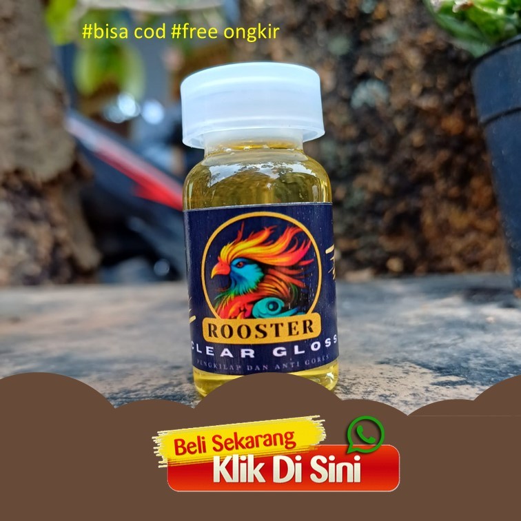 (OLES)12,5ML CLEAR GLOSS Pelapis, Penambah Glossy dan Anti Gores CAT LOGAM CHROME VELG MOBIL MOTOR