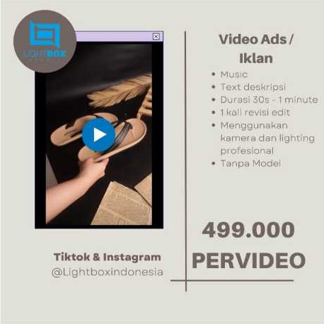 PAKET VIDEO ADS | Jasa Video Produk