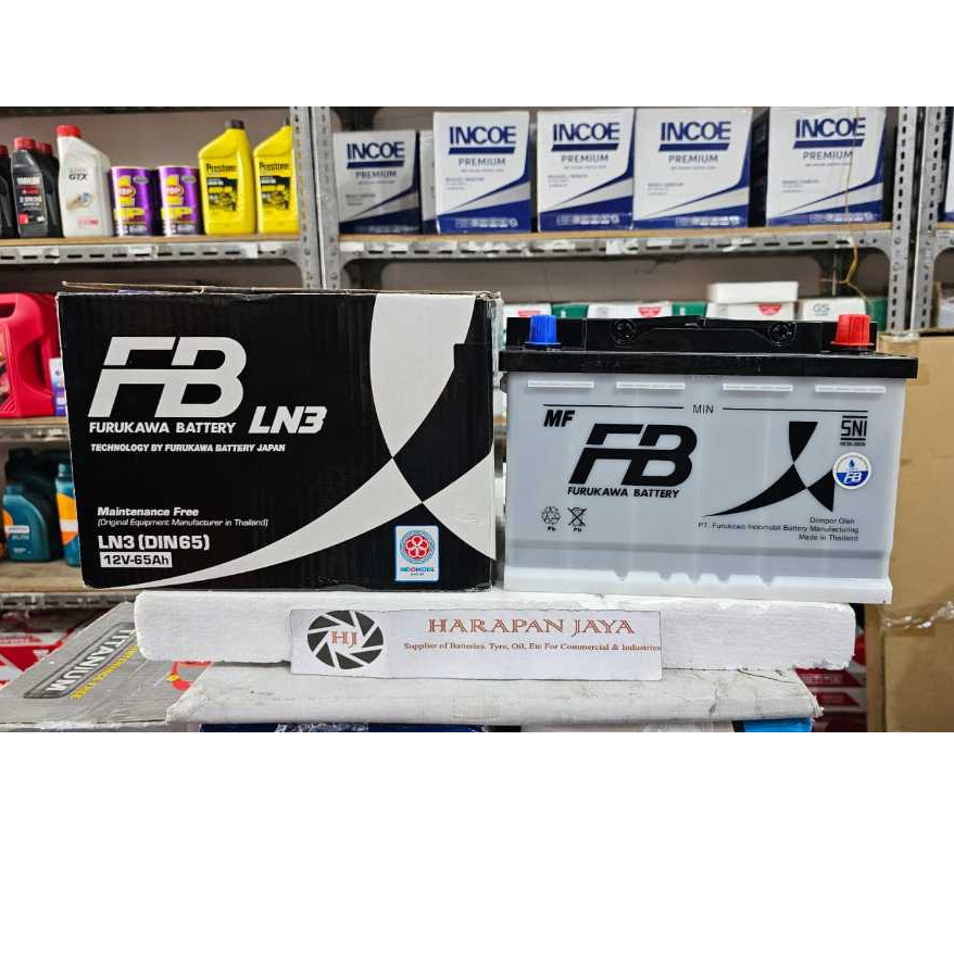 AKI MOBIL FURUKAWA MF DIN 65 / LN3 (65 ah) (KERING)