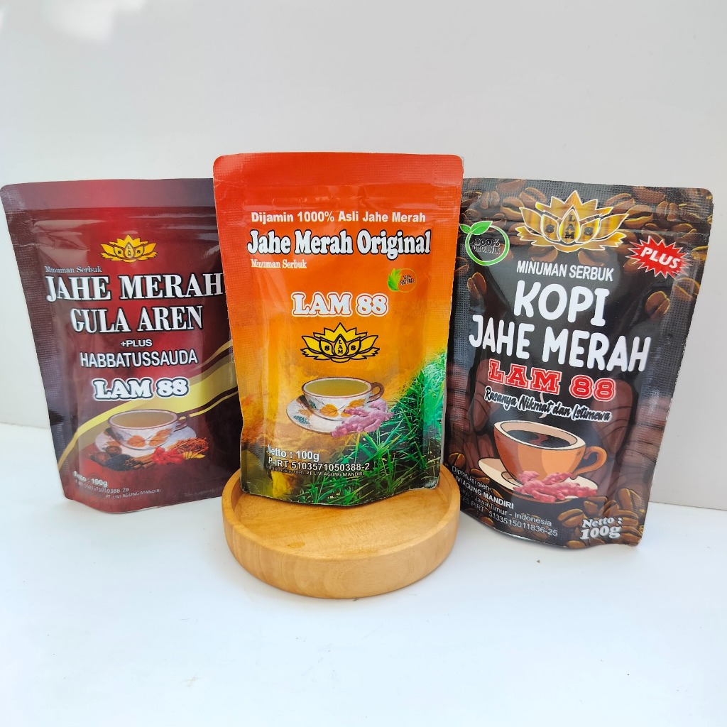 

(100GR) MINUMAN JAHE MERAH INSTAN