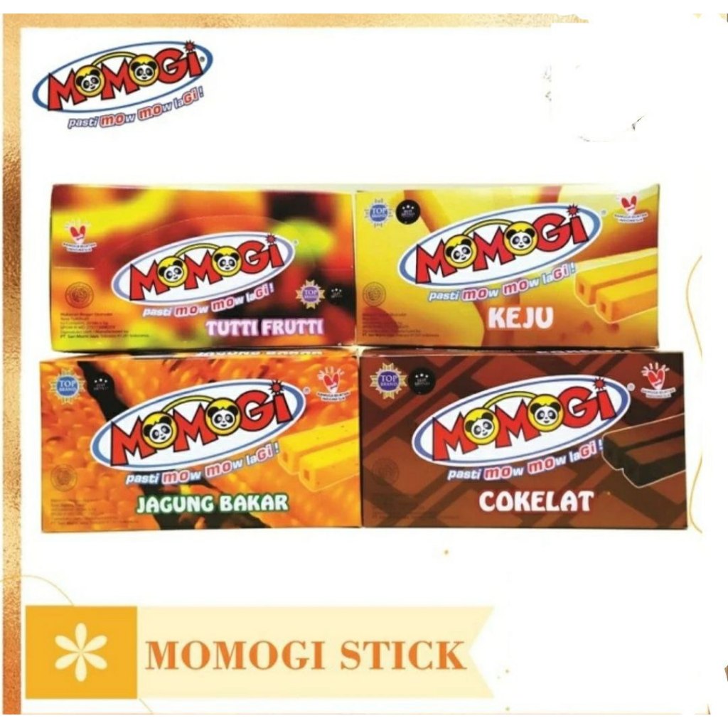 

Momogi Stick Snack Varian Rasa Satuan 1 pcs - Jagung bakar