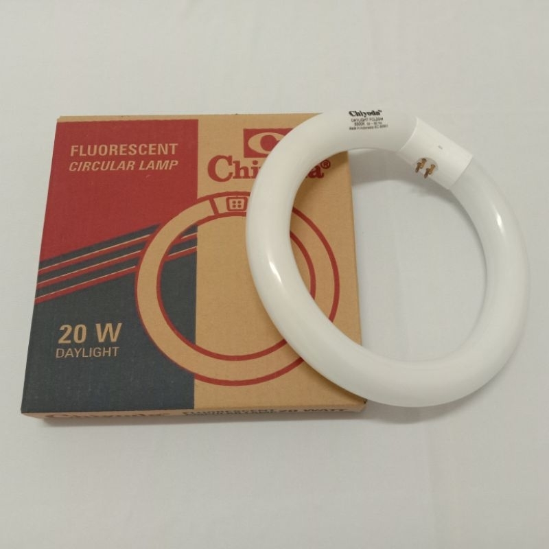 Lampu Chiyoda TL Bulat / FCL 20W / 32W Daylight(Putih)