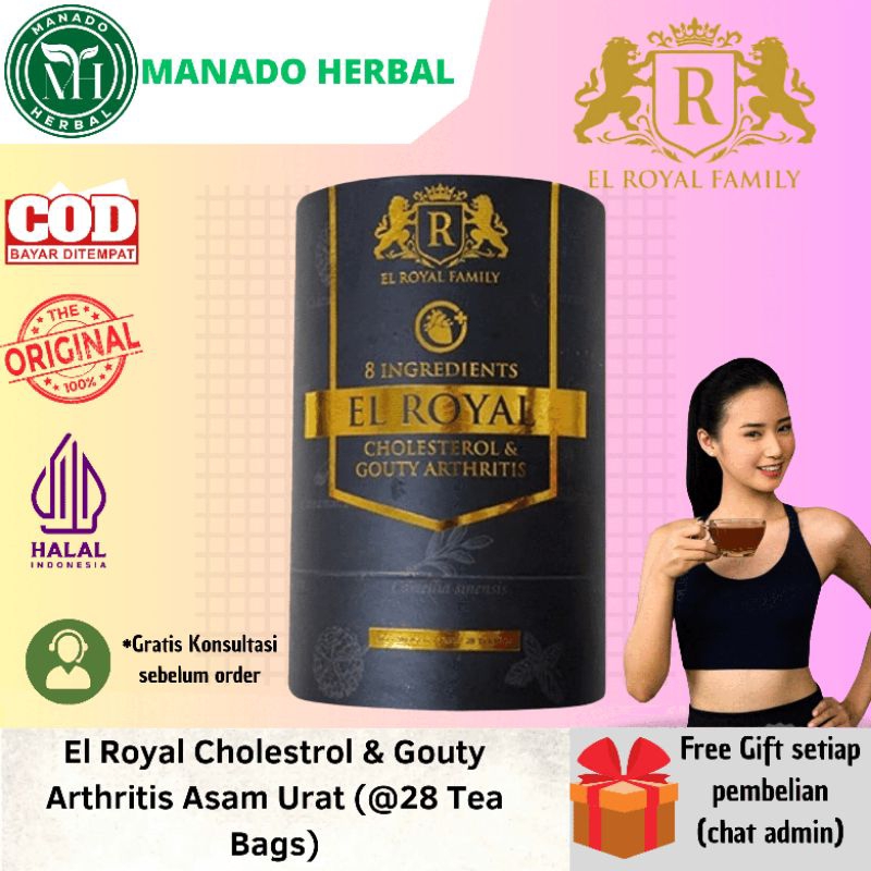 

MANADO - El Royal Cholestrol & Arthritis Gout Asam Urat (100% ORIGINAL)