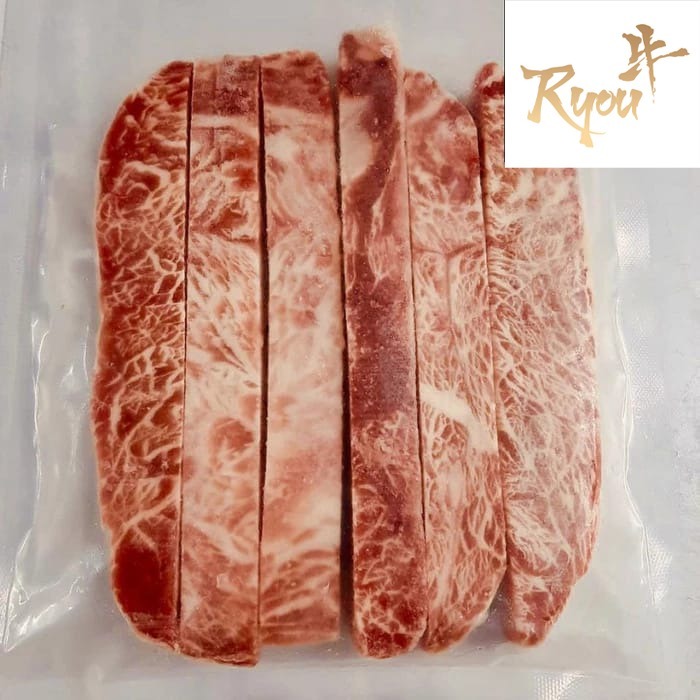 

Wagyu Beef Strips 500gr Meltique Daging Potongan Segi Panjang Striploin