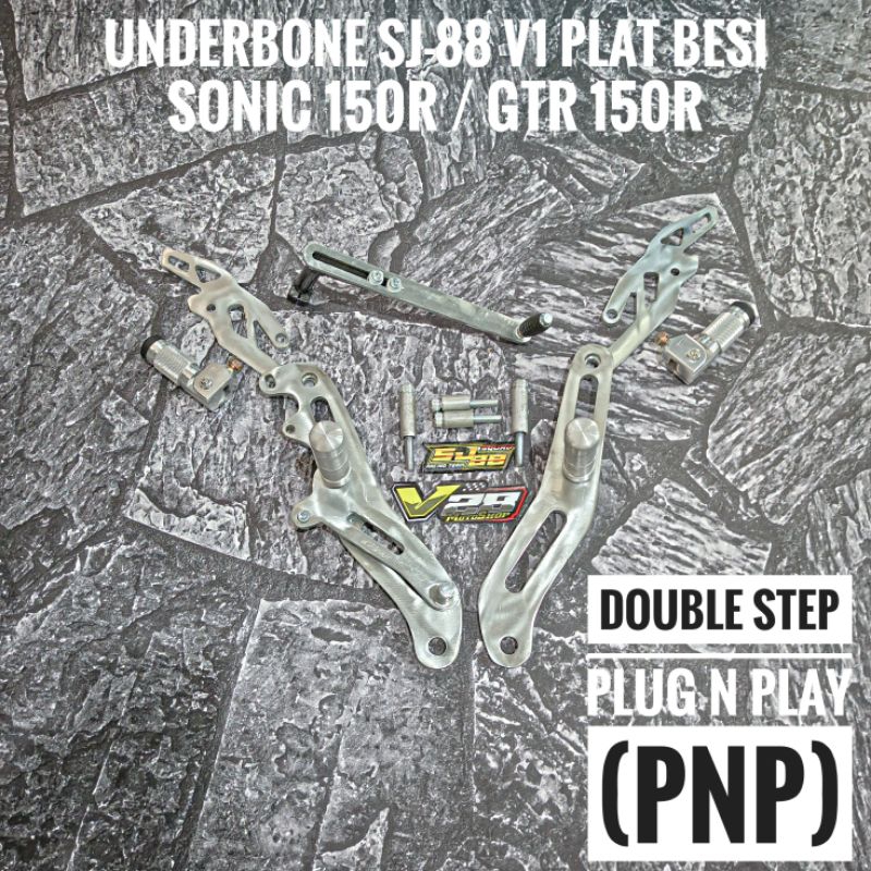 Underbone SJ88 V1 Sonic 150R PNP UB custom SJ-88 Plat Besi