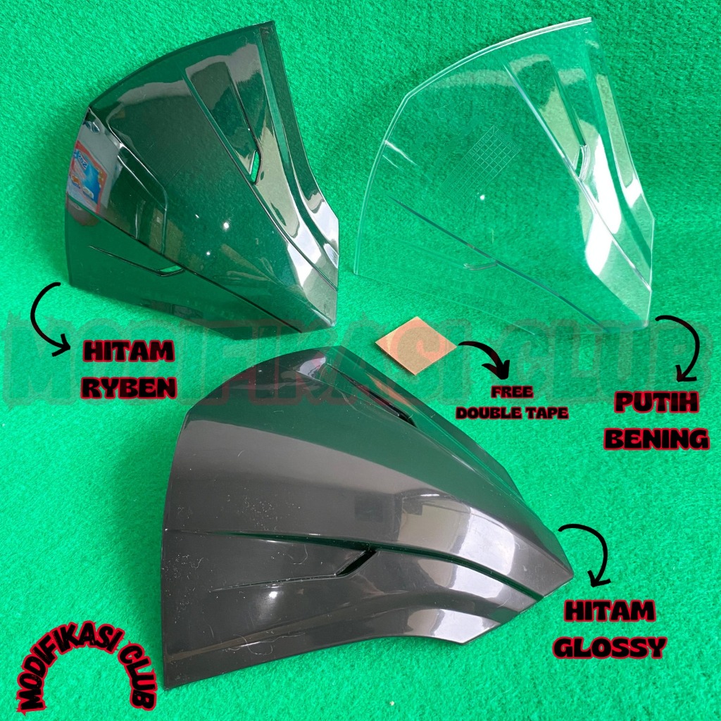 VISOR BEAT FI ESP TAHUN 2014-2016 FREE DOUBLE TAPE WARNA HITAM PNP VISOR BEAT FI OLD VISOR BEAT FI H