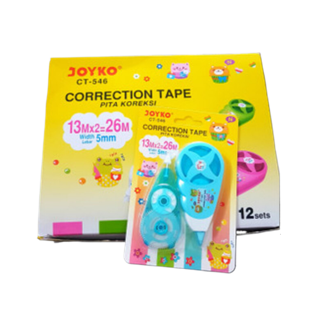 

[LUSIN] Tipex Correction Pen Tape Kertas - Joyko CT-546 MURAH