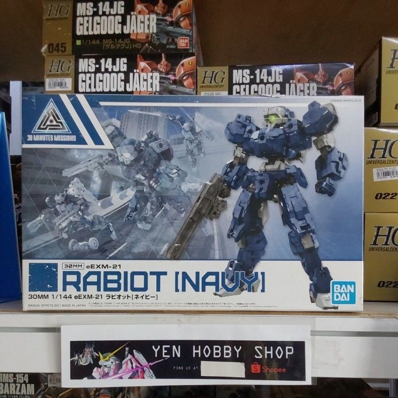 GUNDAM 30MM RABIOT NAVY 60699 [ORIGINAL BANDAI]