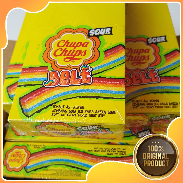 

Permen Chupa Chups Sour Belt 24 Bungkus 192gr
