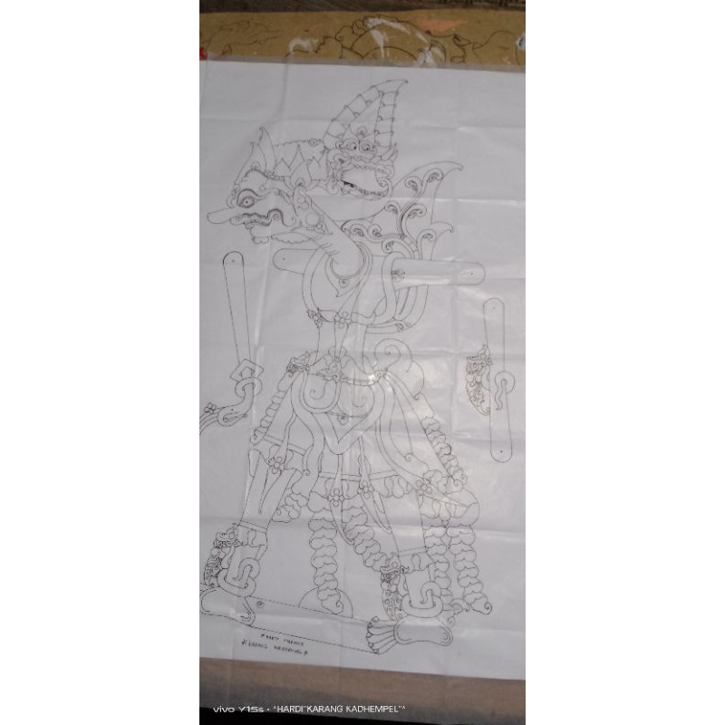 

BLAK/MAL WAYANG DURSASANA&KARTOMARMO,PO