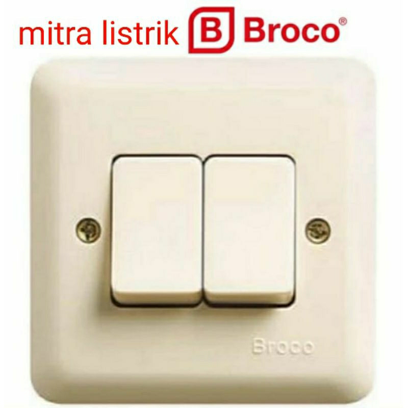 Saklar seri broco/saklar broco double