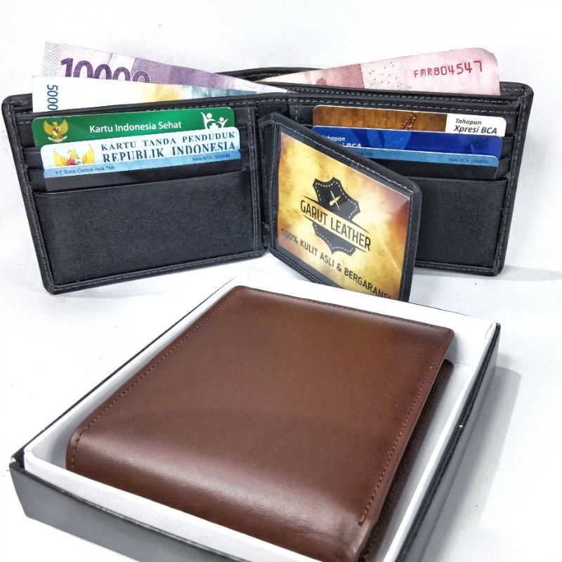 Dompet Pria Kulit Asli - Dompet Kulit Pria Asli Garut