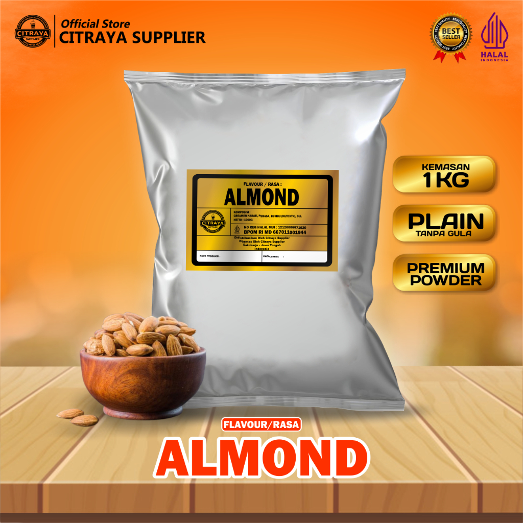 

BUBUK MINUMAN CITRAYA POWDER RASA ALMOND / BUBUK CITRAYA POWDER RASA ALMOND / SERBUK MINUMAN ALMOND / BUBUK MINUMAN INSTAN RASA ALMOND / SERBUK MINUMAN INSTAN RASA ALMOND / BUBUK RASA ALMOND / BUBUK MINUMAN PREMIUM RASA ALMOND