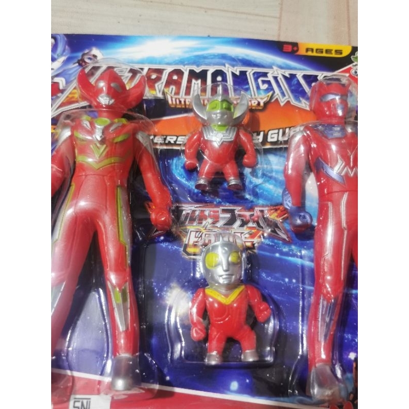 mainan robot ultramen set ultraman ginga oct8246
