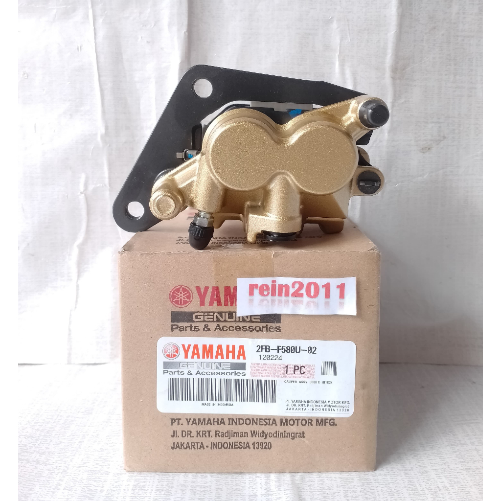 KALIPER CALIPER KEPALA BABI DEPAN R15 V2 ASLI ORI YAMAHA 2FB F580U 02
