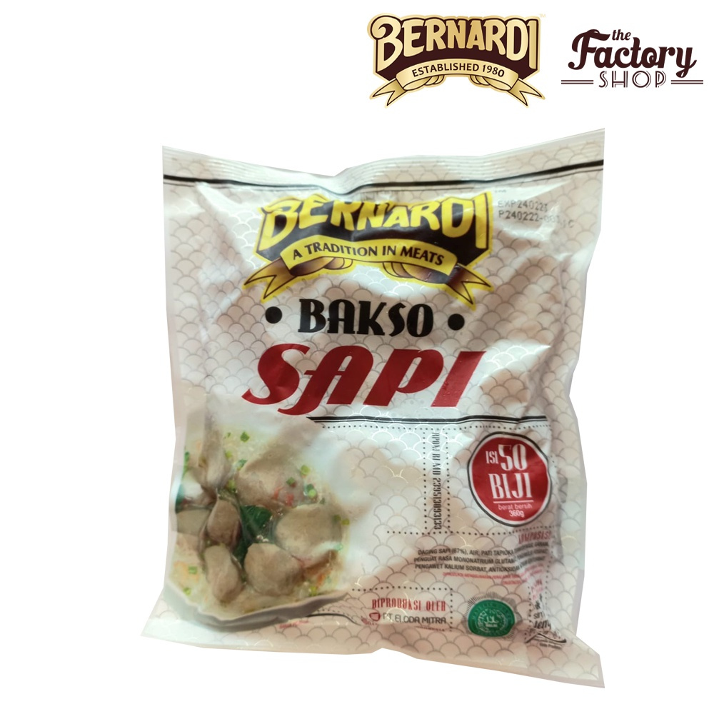 

BERNARDI BAKSO SAPI 50BJ KECIL