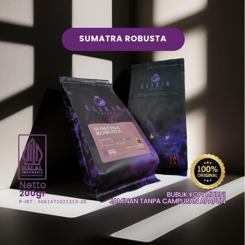 

Kopi Bubuk Robusta ELIXIR Coffee 250 gr