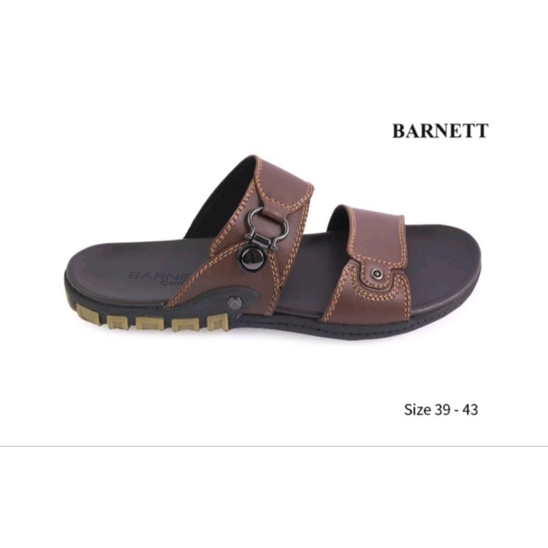 Sandal Barnet Selop Pria Remaja/Dewasa Coklat