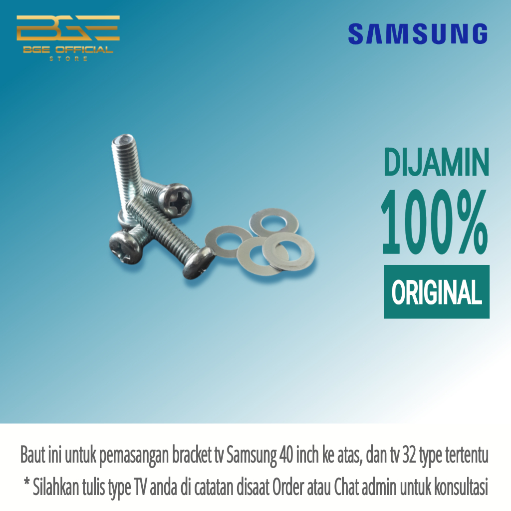 Baut Bracket TV Samsung 40 inch ke atas
