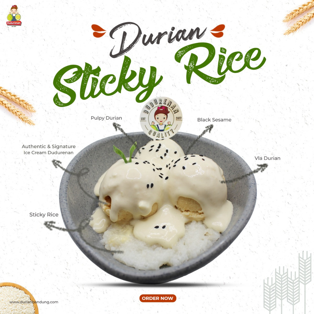 

Ketan Durian (Durian Sticky Rice) Dudurenan