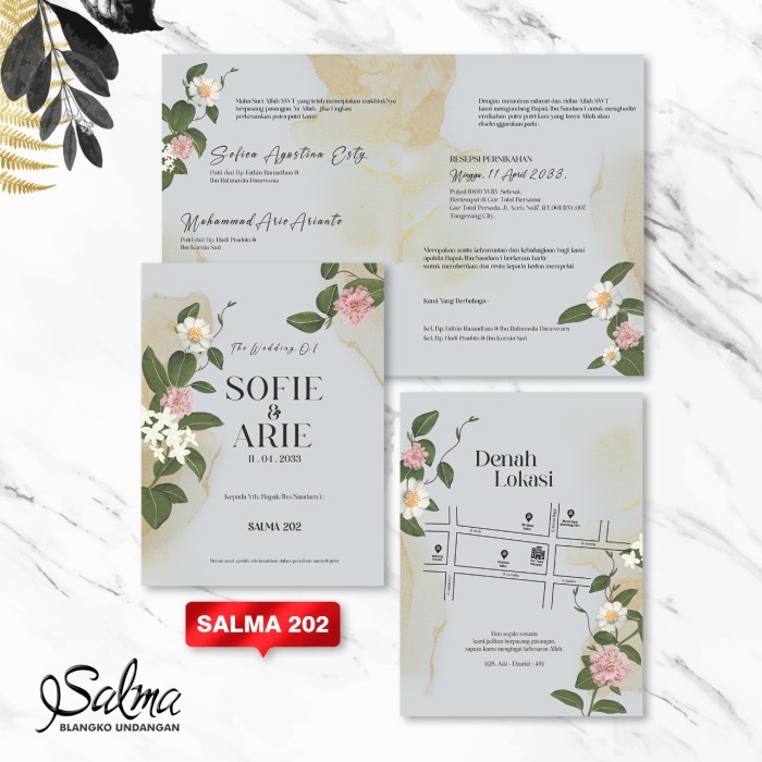 Undangan Pernikahan Undangan Pernikahan Murah Terbaru Undangan Custom Undangan Aesthetic Undangan Se
