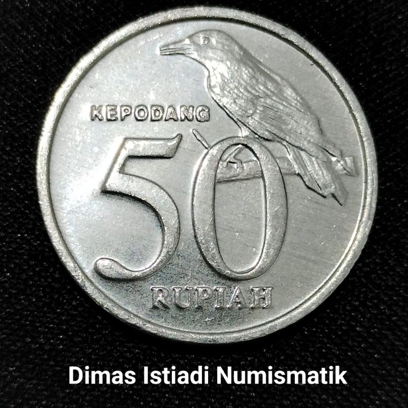 Uang Kuno Koin 50 Rupiah 1999-2002 Kepodang (Sudah dibersihkan)