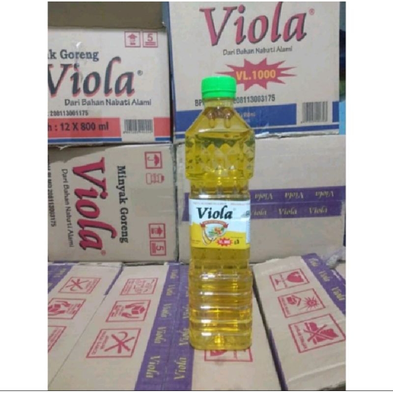 

Minyak goreng viola VL900 isi 6 botol