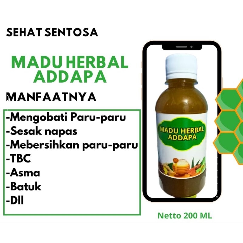 

MADU HERBAL ADDAPA OBAT PARU-PARU DAN SALURAN PERNAPASAN
