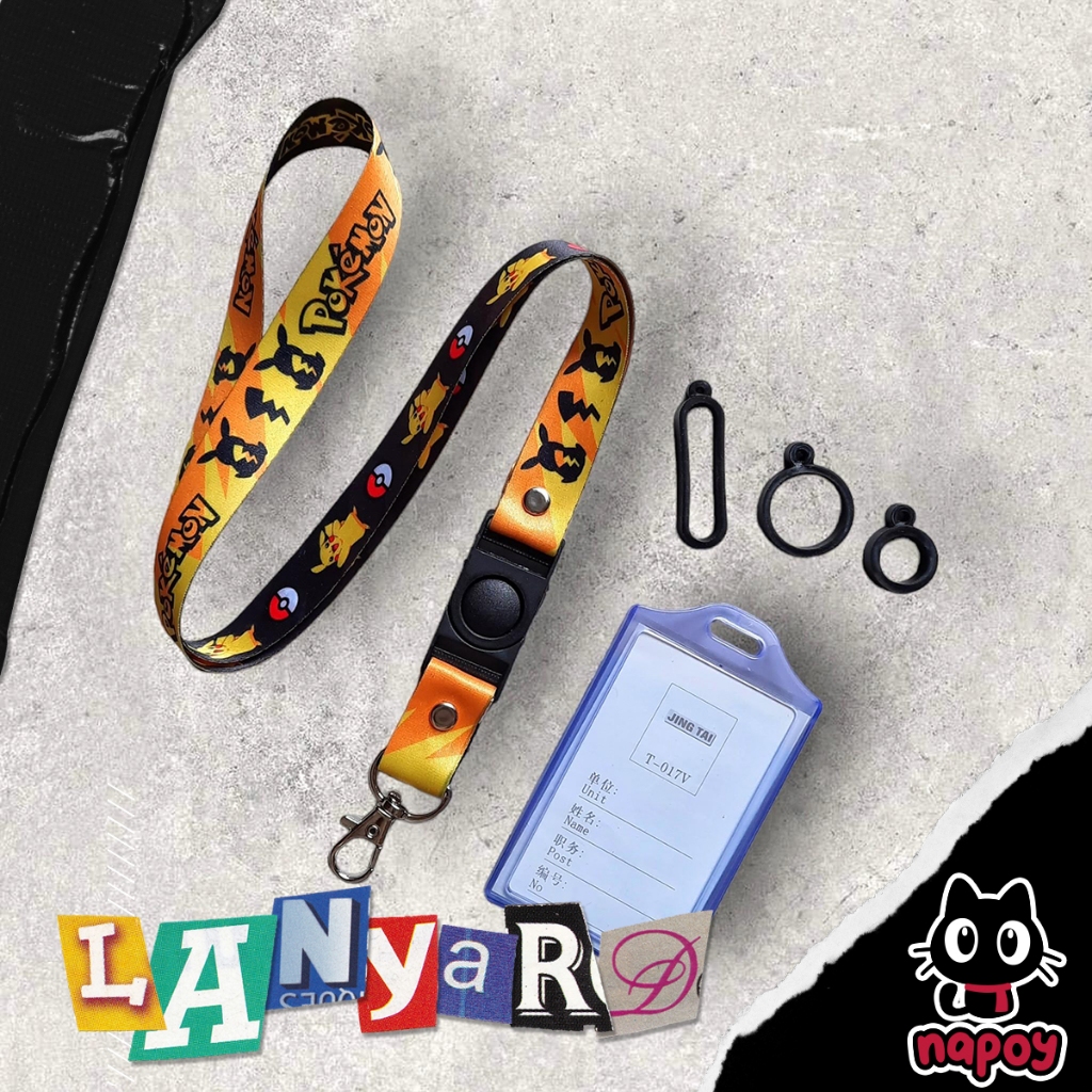 

Lanyard Id Card Pod Anime Pokemon Pikachu