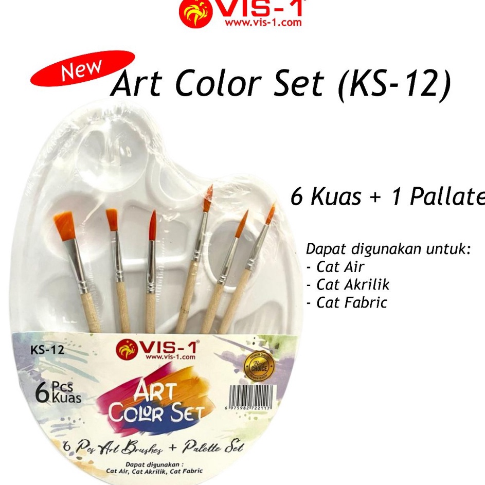 

Lagi Ramai Kuas Set Palet Vis1 KS12