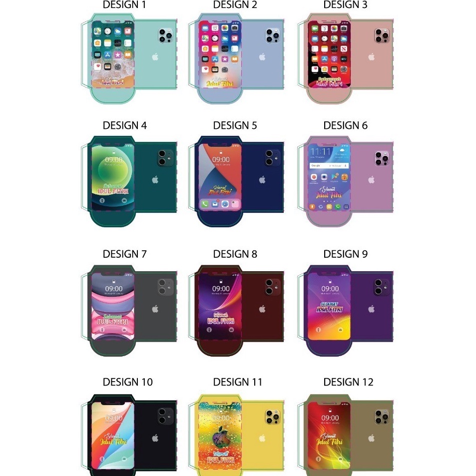 

Garansi Terpercaya Ampau lebaran AMPLOP 224 motif iphone medium 11x7cm isi 5