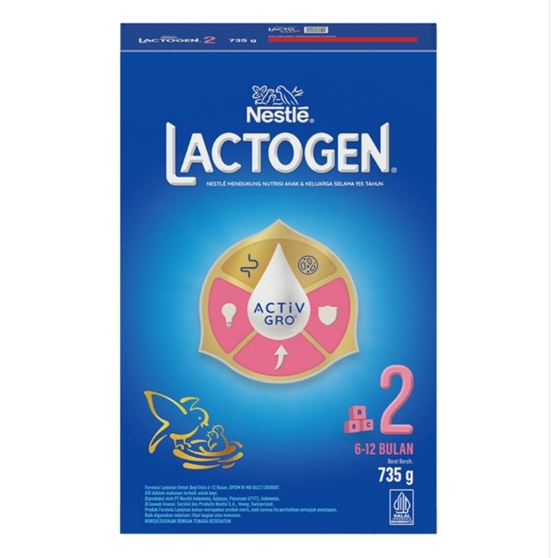 Lactogen Susu Happynutri Bubuk Formula Bayi 6-12 Bulan